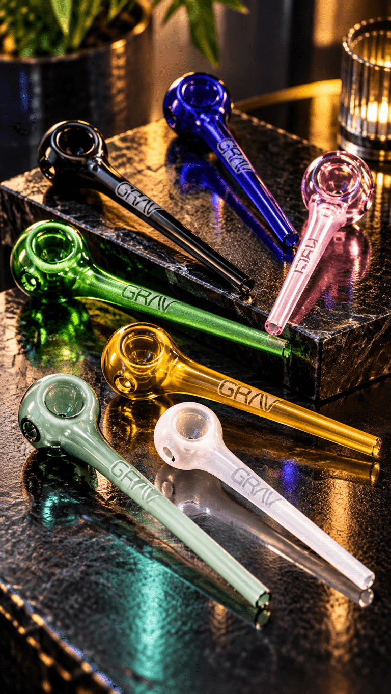 Grav Labs Gandalf long glass hand pipe
