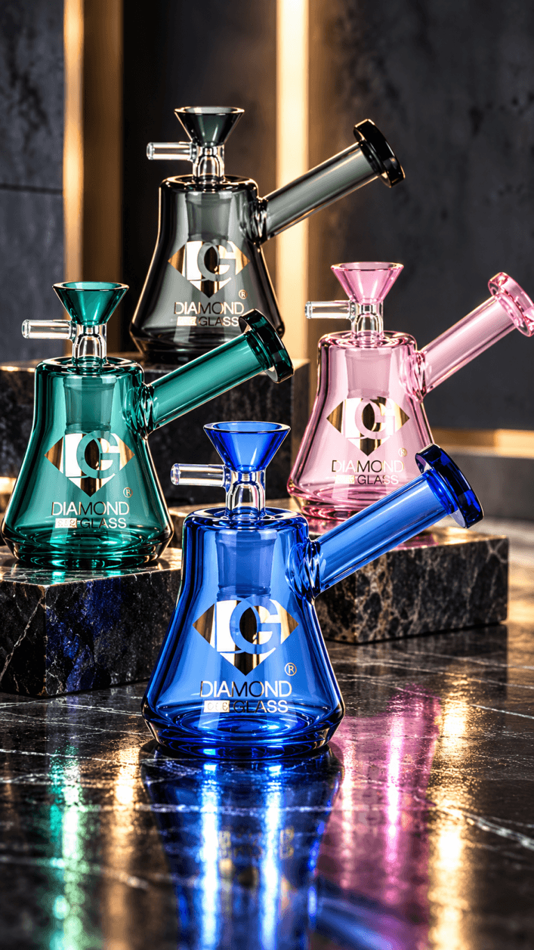 Diamond Glass hand pipe