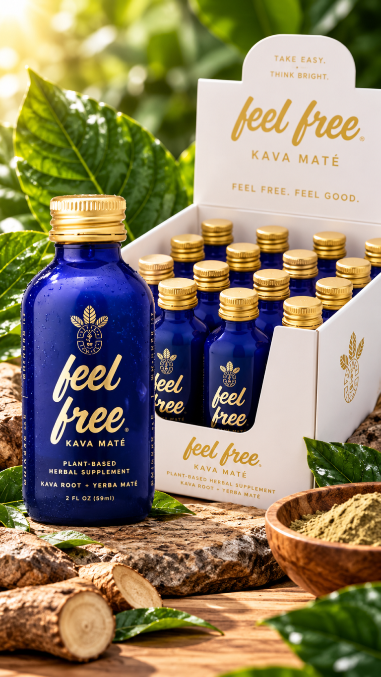 Feel Free kava mate shots