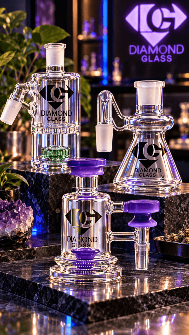 Diamond Glass ash catcher